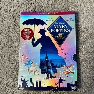 Walt Disney Mary Poppins 40th Anniversary Edition 2 Disc Set DVD